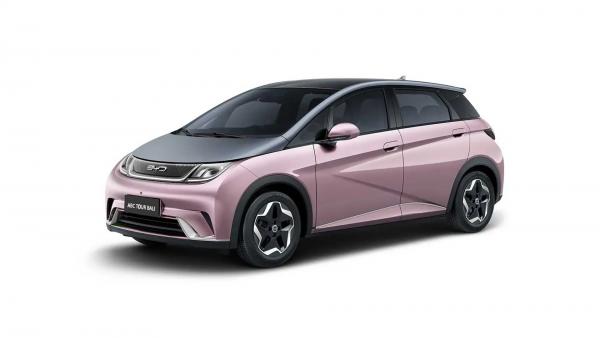 BYD Dolphin pink